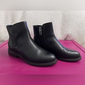 Franco Sarto Happily Bootie - Black Leather - Women Size 5.5
